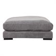 Moe's Home Collection Tumble Ultra-Soft Corduroy Fabric Ottoman