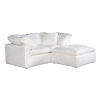 Baxton Studio Orland 2 Piece Leather Left Facing Sectional in