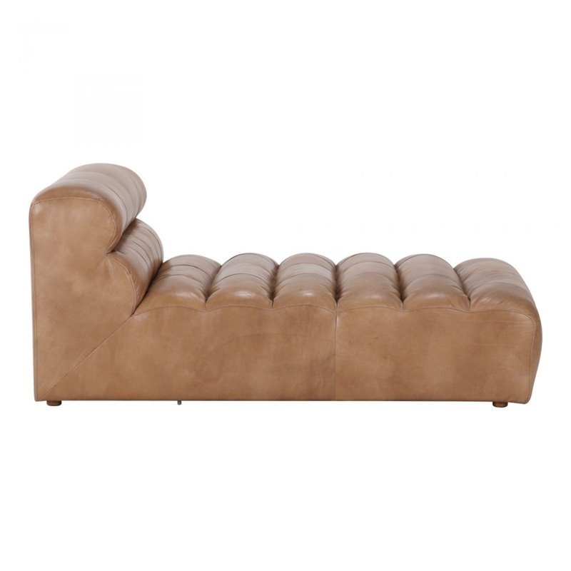 Moe's Home Collection Ramsay Leather Chaise