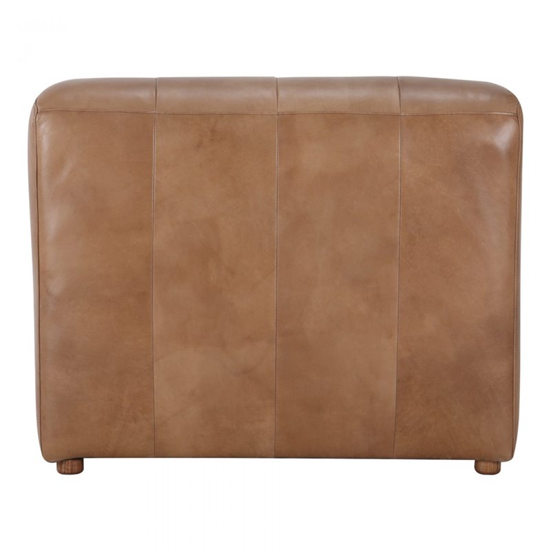 Moe's Home Collection Ramsay Leather Chaise