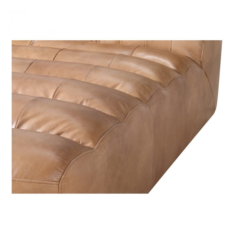 Moe's Home Collection Ramsay Leather Chaise