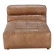 Moe's Home Collection Ramsay Leather Chaise