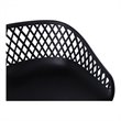 Moe's Home Collection Piazza Outdoor Barstool Black-Set Of Two