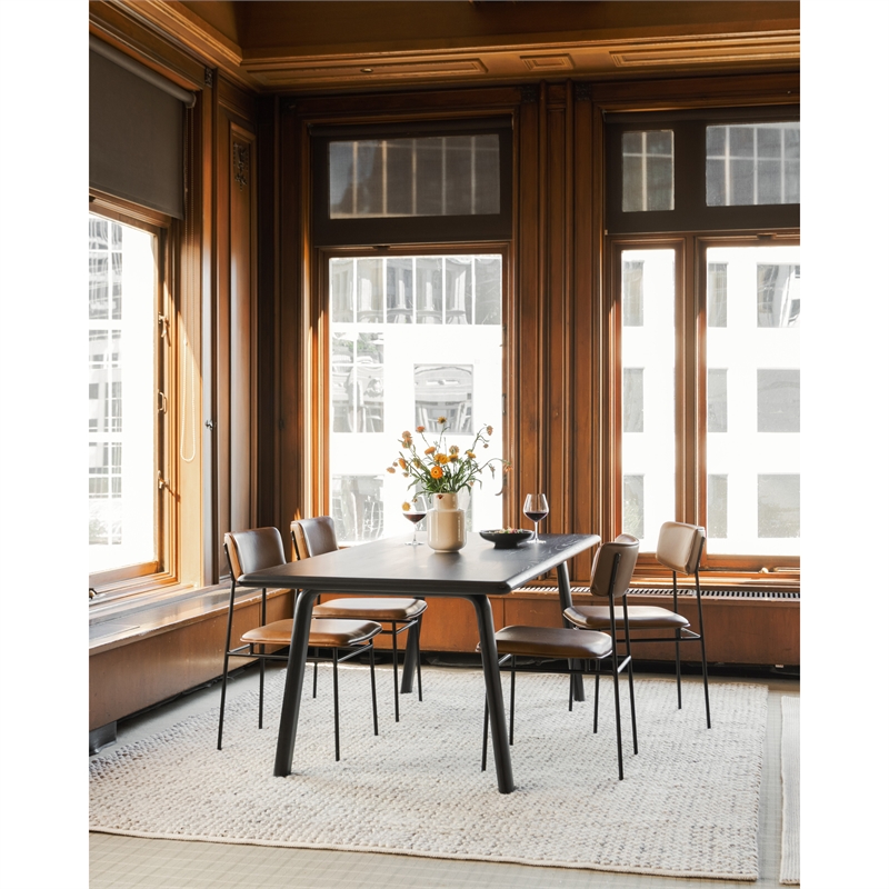 Moe's Home Collection Sailor Dining Chair Brown-Set Of Two