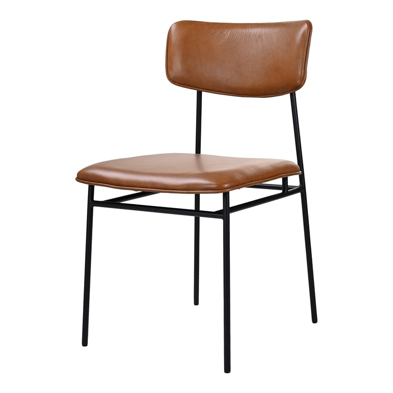 Moe's Home Collection Sailor Dining Chair Brown-Set Of Two
