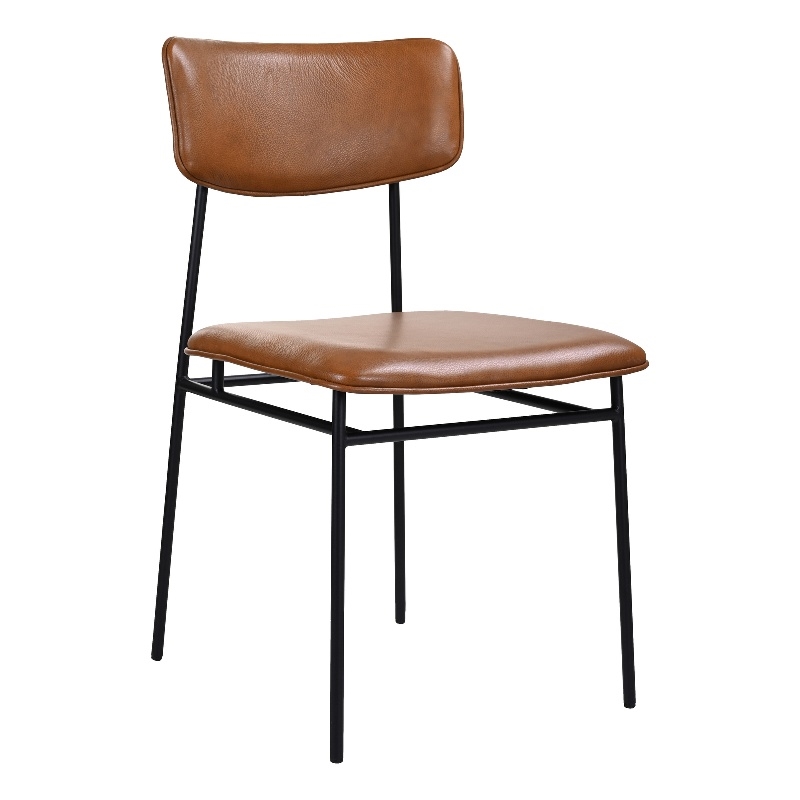 Moe's Home Collection Sailor Dining Chair Brown-Set Of Two