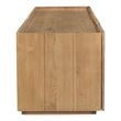 Moe's Home Collection Plank Solid Oak Wood 2-Doors Media Cabinet in Natural