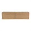 Moe's Home Collection Plank Solid Oak Wood 2-Doors Media Cabinet in Natural