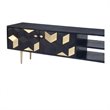 Moe's Home Collection Sapporo Wood Media Cabinet/TV Stand in Black