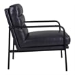 Moe's Home Collection Verlaine Modern Leather Chair in Black