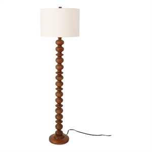 gwen floor lamp honey brown brown