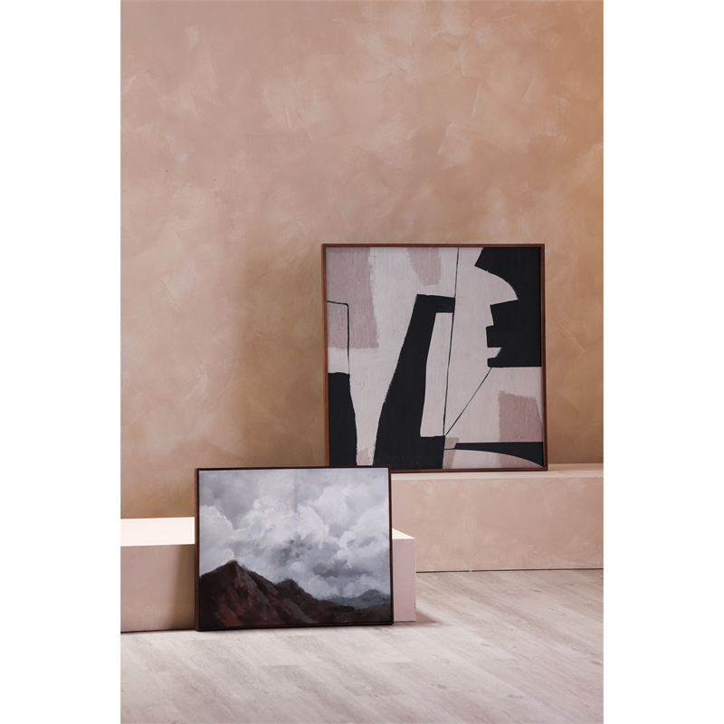 Nostalgia Framed Painting Warm Palette Multicolor