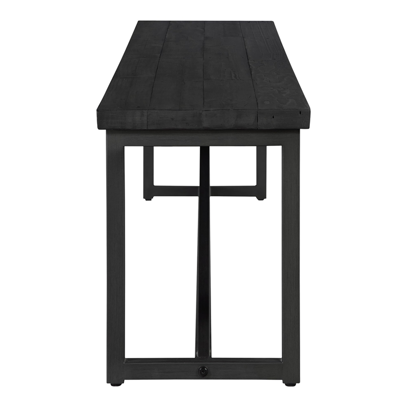 Moe's Home Collection Sierra Wood Benche Black Color