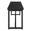 Moe's Home Collection Sierra Wood Benche Black Color