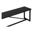 Moe's Home Collection Sierra Wood Benche Black Color
