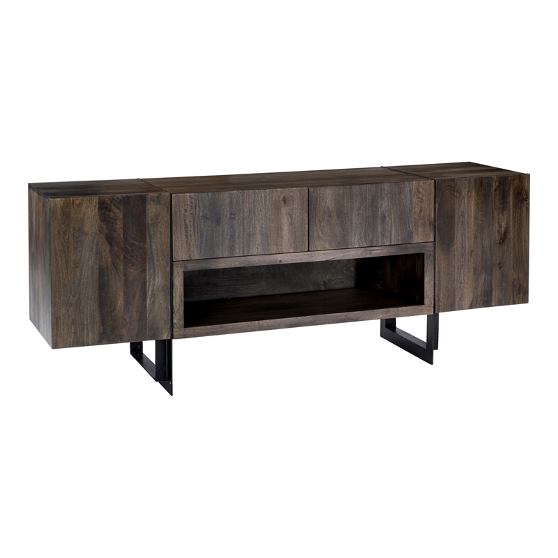 Moe's Home Collection Tiburon Wood Media Unit Natural Color