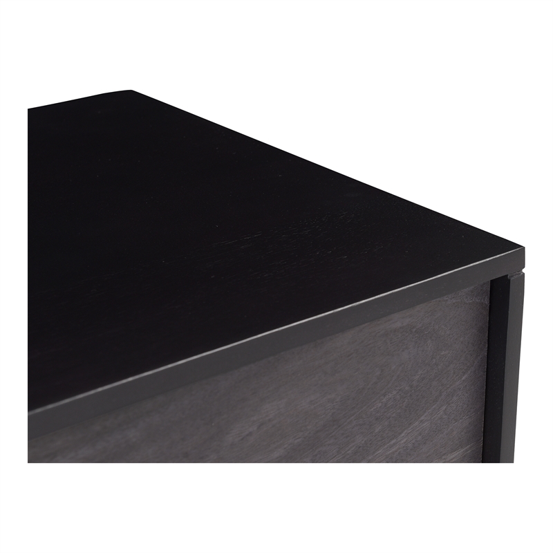 Moe's Home Collection Tobin Wood Media Unit Gray Color