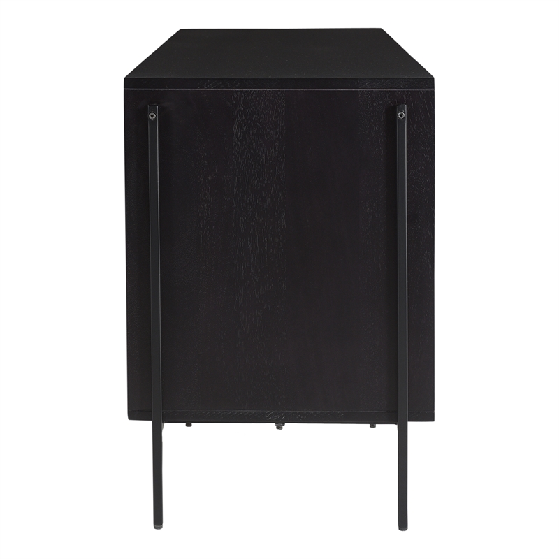 Moe's Home Collection Tobin Wood Media Unit Gray Color