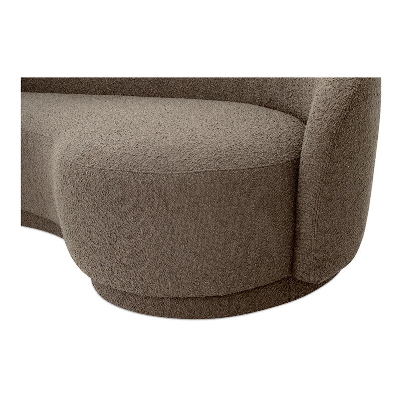 Moe's Home Collection Excelsior Sofa Warm Taupe Fabric Sofas
