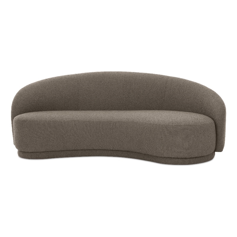 Moe's Home Collection Excelsior Sofa Warm Taupe Fabric Sofas