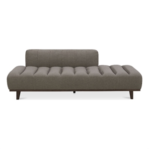 moe's home collection bennett daybed soft taupe fabric daybeds & chaises