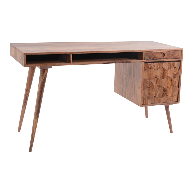 Moe's Home Collection O2 Desk Natural Wood Desks