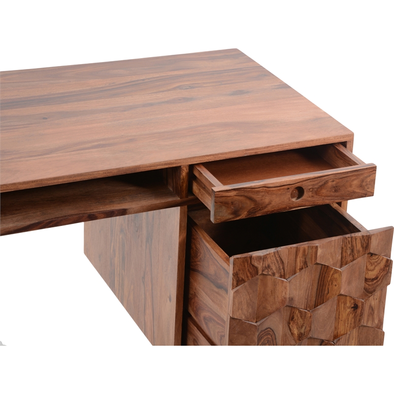 Moe's Home Collection O2 Desk Natural Wood Desks