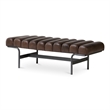Moe's Home Collection Harrison Bench Leather Ottomans Stools & Benches