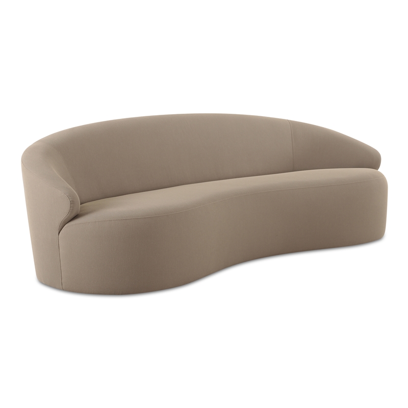 Moe's Home Collection Cove Outdoor Sofa Taupe Fabric Sofas