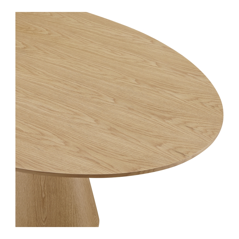 Moe's Home Collection Otago Oval Dining Table Natural Oak Wood Dining Tables