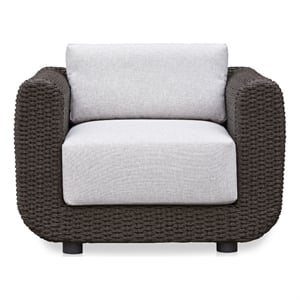 moe's home collection soma occasional chair rattan brown