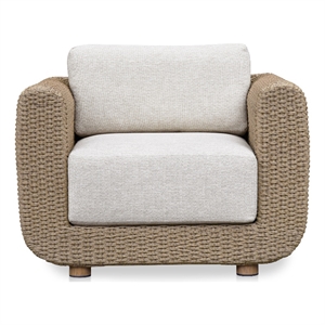 moe's home collection soma occasional chair rattan natural