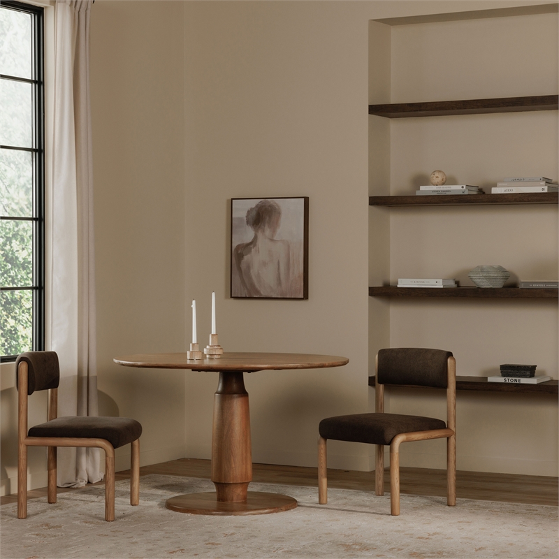 Moe's Home Collection April Dining Chair Wood Brown