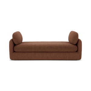 moe's home collection scout daybed fabric brown