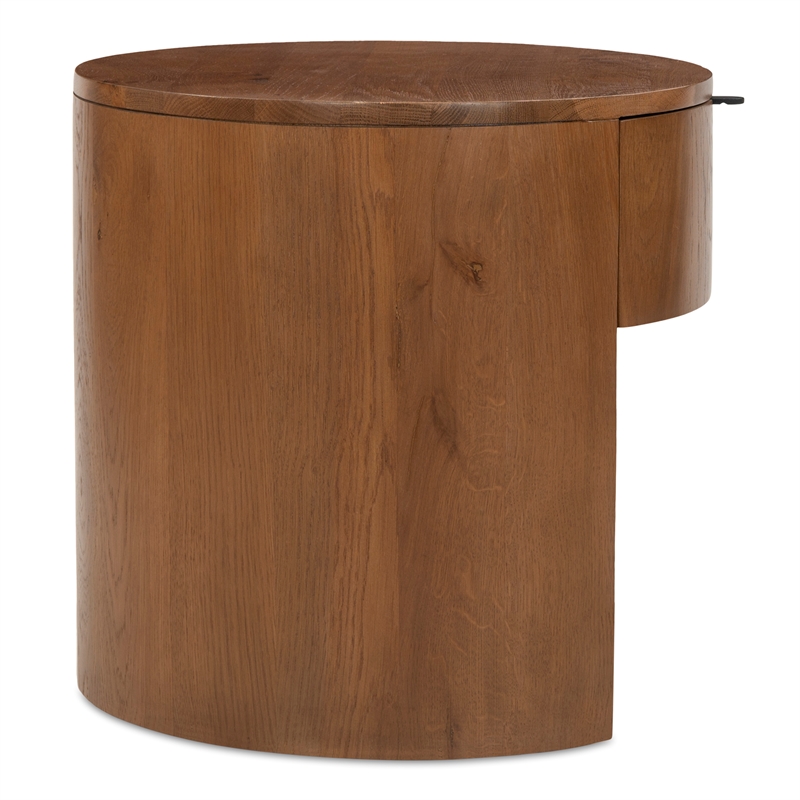 Moe's Home Collection Theo Nightstand Wood Brown