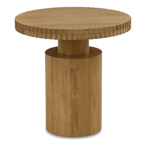 Moe's Home Collection Leigh Side Table Wood Brown