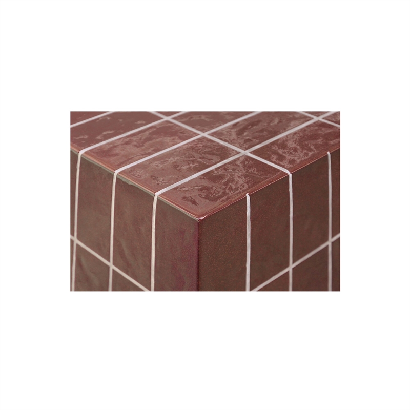 Moe's Home Collection Farren Accent Table Concrete Brown