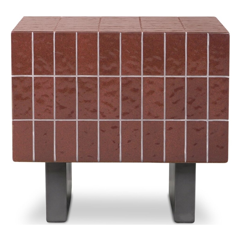 Moe's Home Collection Farren Accent Table Concrete Brown