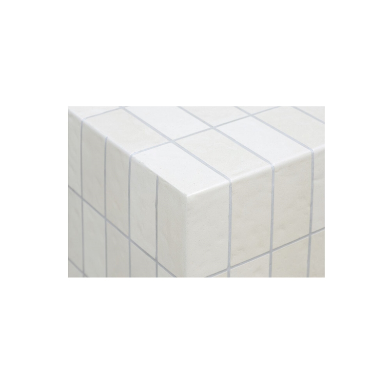 Moe's Home Collection Farren Accent Table Concrete White