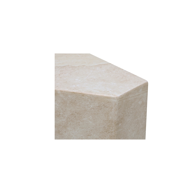 Moe's Home Collection Nix Accent Table Concrete White