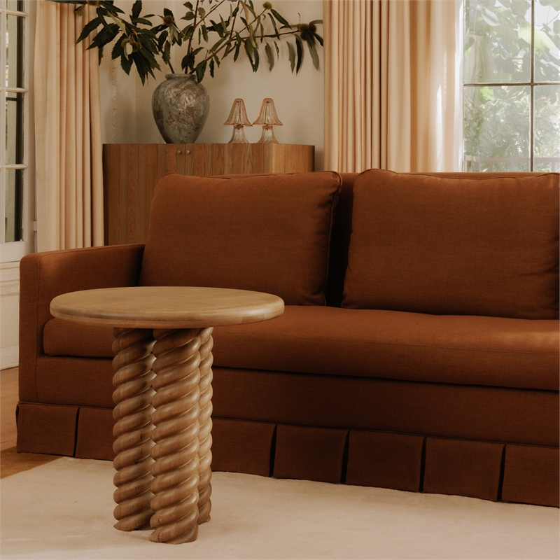Moe's Home Collection Treccia Accent Table Wood Natural