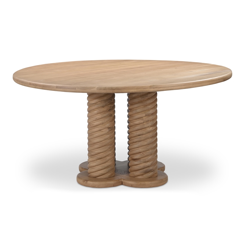 Moe's Home Collection Treccia Dining Table Wood Natural