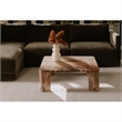 Moe's Home Collection Segment Coffee Table Stone Orange