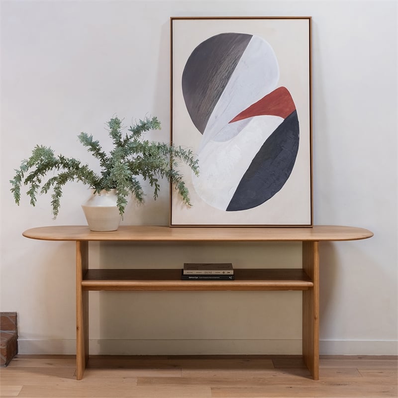 Moe's Home Collection Ruby Console Table Wood Natural