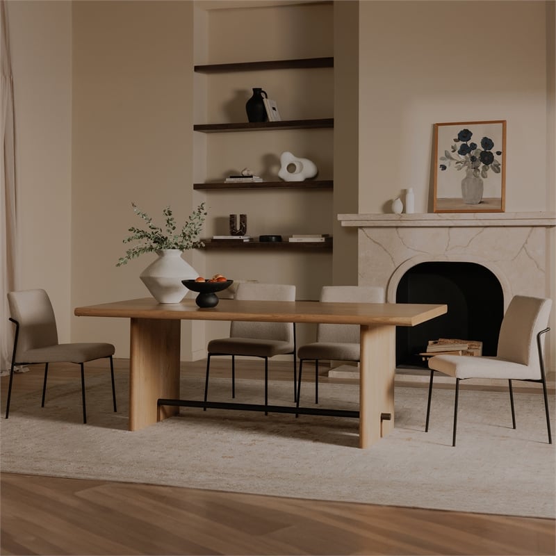Moe's Home Collection Madison Dining Table Wood Natural
