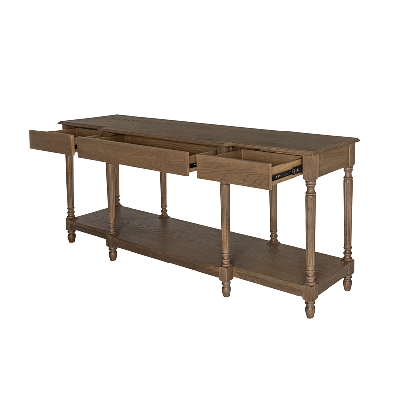 Moe's Home Collection Martha Console Table Wood Brown