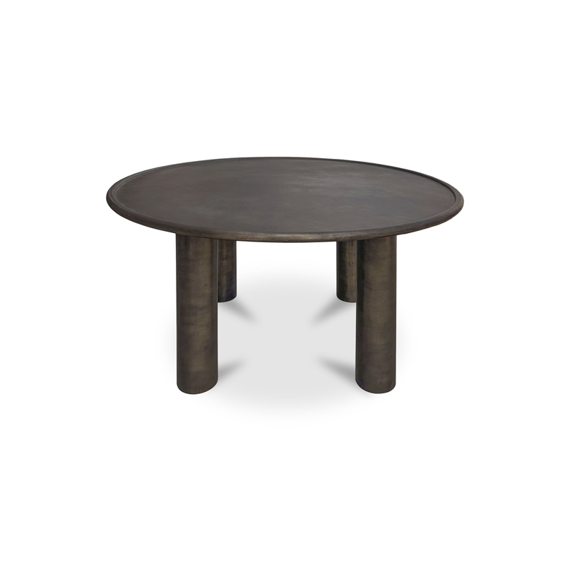 Moe's Home Collection Deacon Outdoor Dining Table Metal Brown