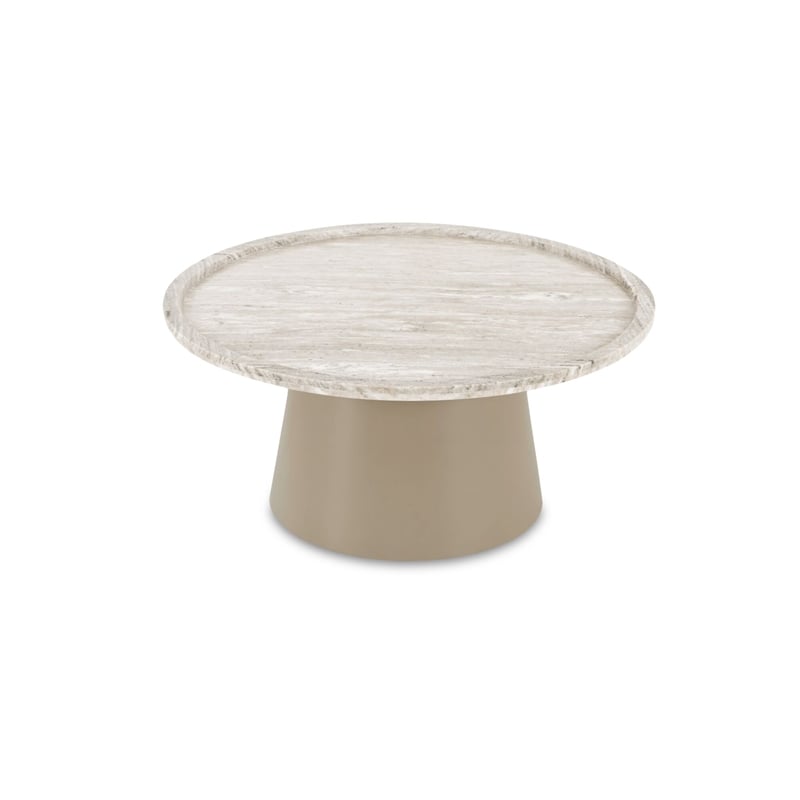 Moe's Home Collection Kimberley Coffee Table Stone White