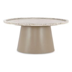 Moe's Home Collection Kimberley Coffee Table Stone White