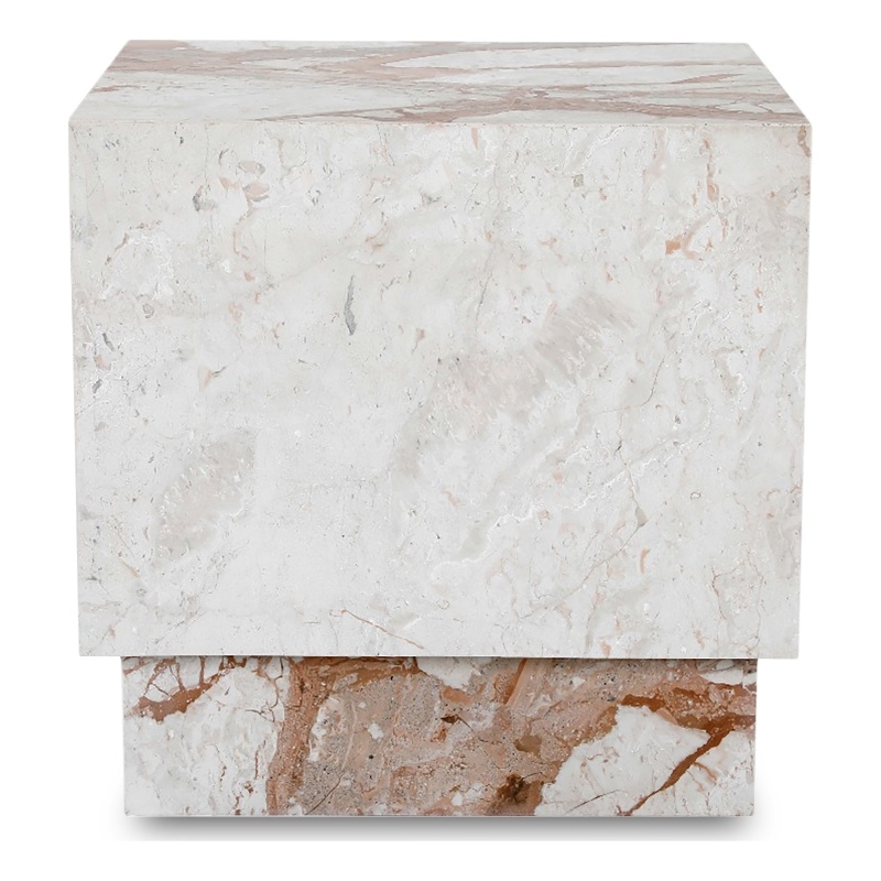 Moe's Home Collection Layla Accent Table Stone Beige